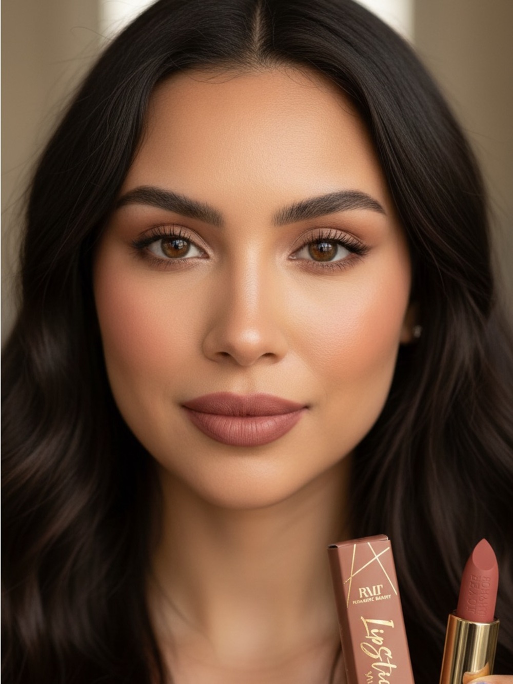 NEW Click Bullet Nude Matte Lipstick by Romantic Beauty #22
